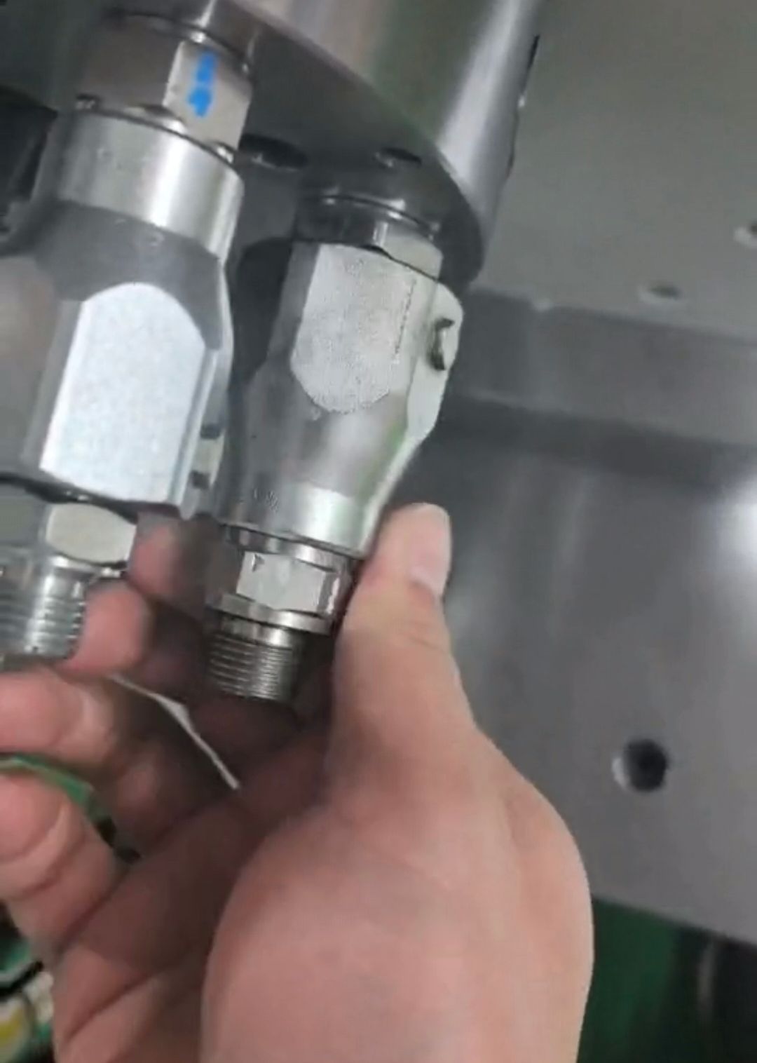 TRUMPF laser cutting machine rotary joint installation Germany