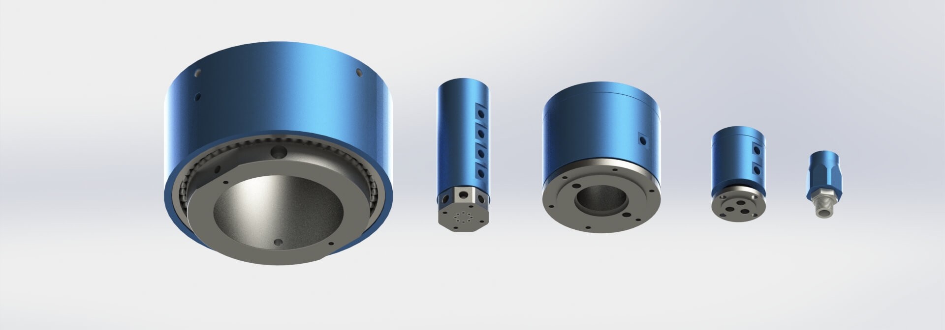 Begapunk rotary joint product range - 1-in-1-out to custom multi-channel