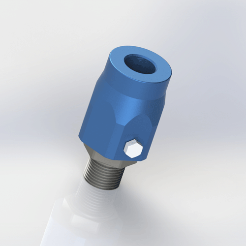 BP-1P-0003 1-in-1-out rotary joint threaded 45 steel compact