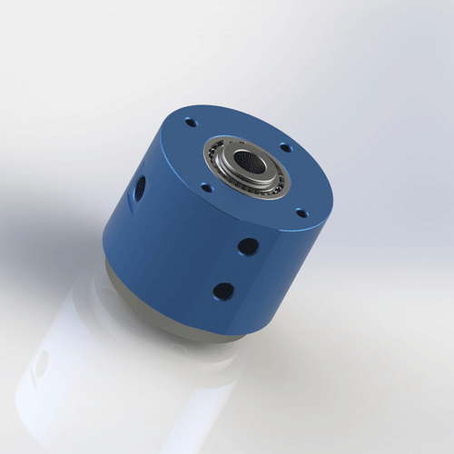 BP-2P-0002 2-in-3-out 4mm orifice G1/8 threaded rotary joint AL6061