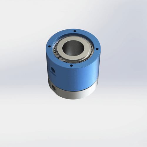 BP-2P-30-0001 2-in-2-out ?30mm bore rotary joint flange mount AL6061