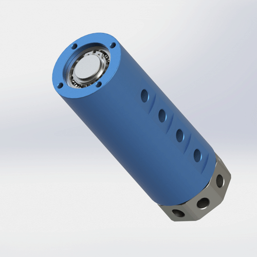 BP-8P-0001 8-in-8-out rotary joint flange mount AL6061